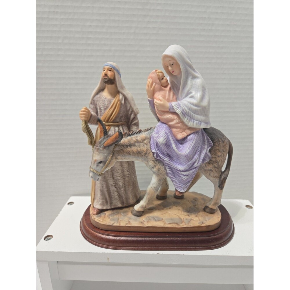 Vintage “Flight Into Egypt” 1992 Masterpiece Home Interiors Figurine, “retired”